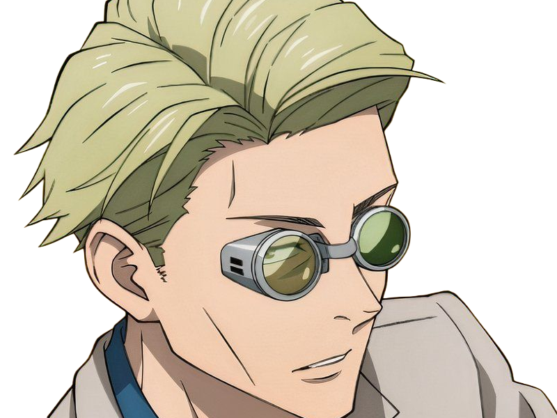 kento nanami jjk jujutsu-kaisen anime manga kentounet exorciste classe-1 homme cheveux-blonds lunettes yeux-marrons