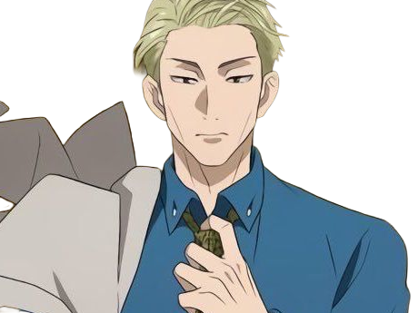 kento nanami jjk jujutsu-kaisen anime manga kentounet exorciste classe-1 homme cheveux-blonds lunettes yeux-marrons