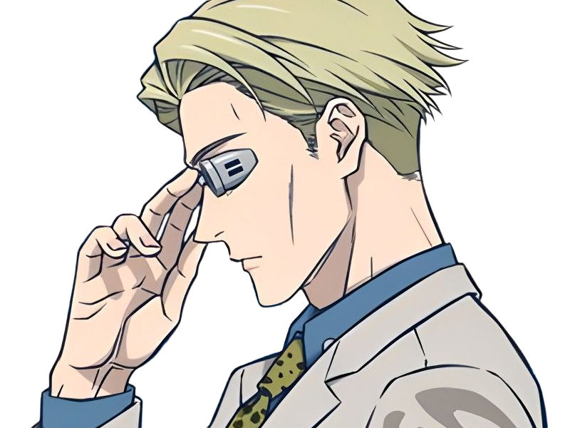 kento nanami jjk jujutsu-kaisen anime manga kentounet exorciste classe-1 homme cheveux-blonds lunettes yeux-marrons