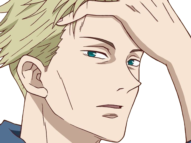 kento nanami jjk jujutsu-kaisen anime manga kentounet exorciste classe-1 homme cheveux-blonds lunettes yeux-marrons