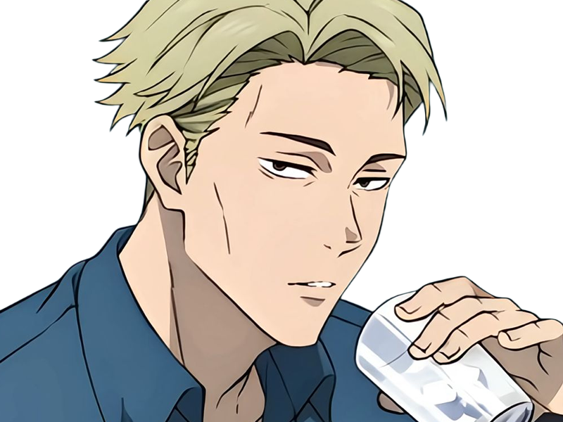 kento nanami jjk jujutsu-kaisen anime manga kentounet exorciste classe-1 homme cheveux-blonds lunettes yeux-marrons