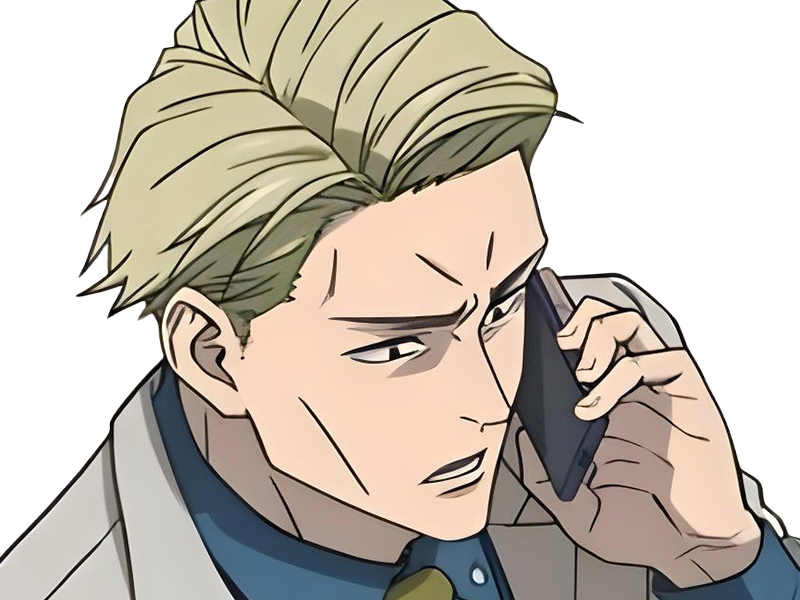 kento nanami jjk jujutsu-kaisen anime manga kentounet exorciste classe-1 homme cheveux-blonds lunettes yeux-marrons