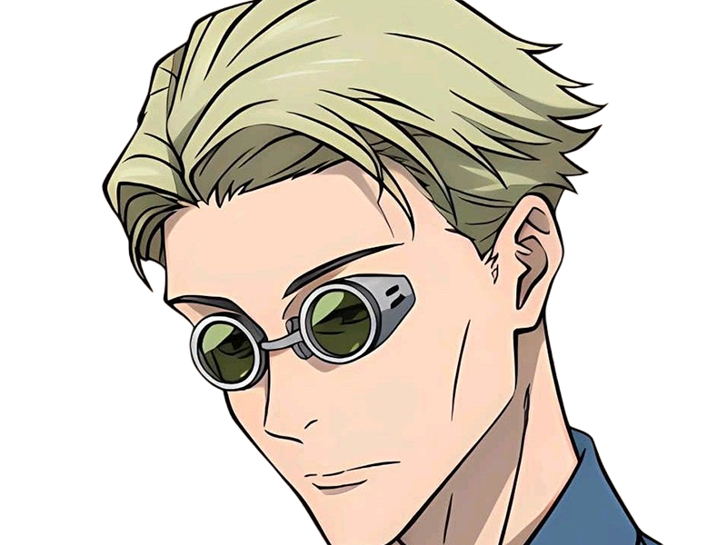 kento nanami jjk jujutsu-kaisen anime manga kentounet exorciste classe-1 homme cheveux-blonds lunettes yeux-marrons