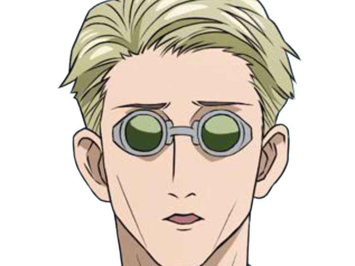 Sticker kento nanami jjk jujutsu kaisen anime manga kentounet exorciste classe 1 homme cheveux blonds lunettes yeux marrons par Dark-63