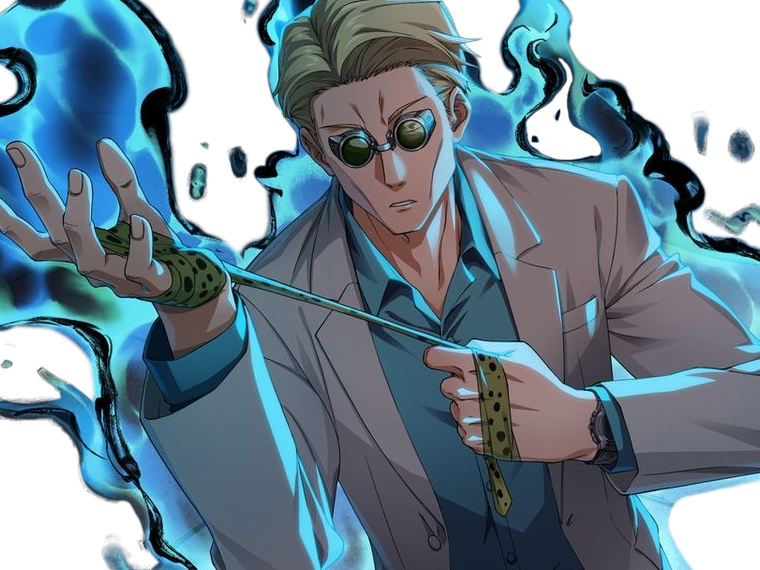 kento nanami jjk jujutsu-kaisen anime manga kentounet exorciste classe-1 homme cheveux-blonds lunettes yeux-marrons