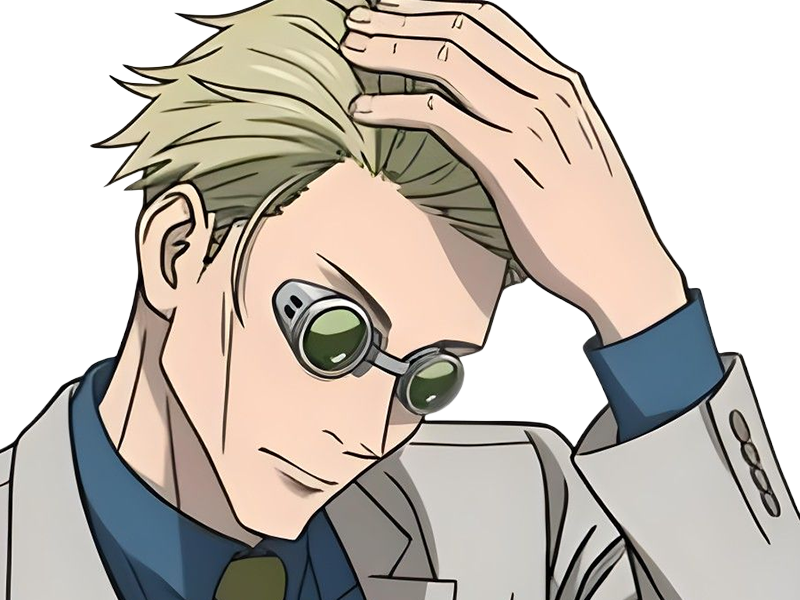 kento nanami jjk jujutsu-kaisen anime manga kentounet exorciste classe-1 homme cheveux-blonds lunettes yeux-marrons