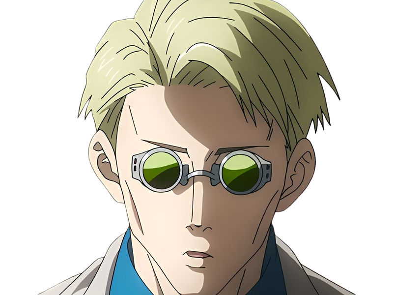 kento nanami jjk jujutsu-kaisen anime manga kentounet exorciste classe-1 homme cheveux-blonds lunettes yeux-marrons