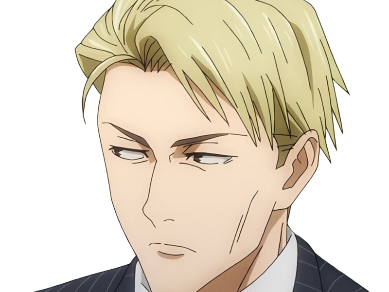 Sticker kento nanami jjk jujutsu kaisen anime manga kentounet exorciste classe 1 homme cheveux blonds lunettes yeux marrons par Dark-63