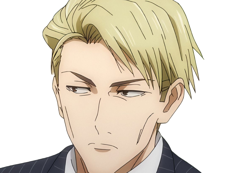 Sticker kento nanami jjk jujutsu kaisen anime manga kentounet exorciste classe 1 homme cheveux blonds lunettes yeux marrons par Dark-63