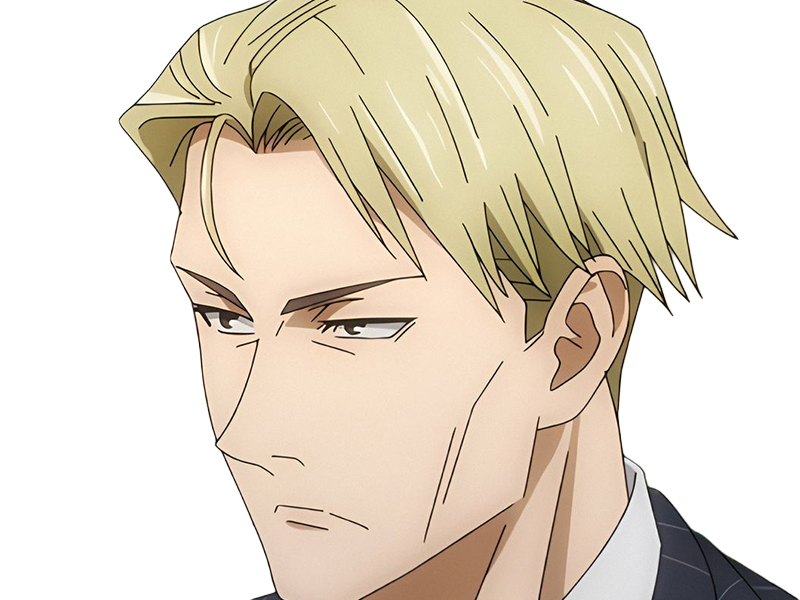 Sticker kento nanami jjk jujutsu kaisen anime manga kentounet exorciste classe 1 homme cheveux blonds lunettes yeux marrons par Dark-63