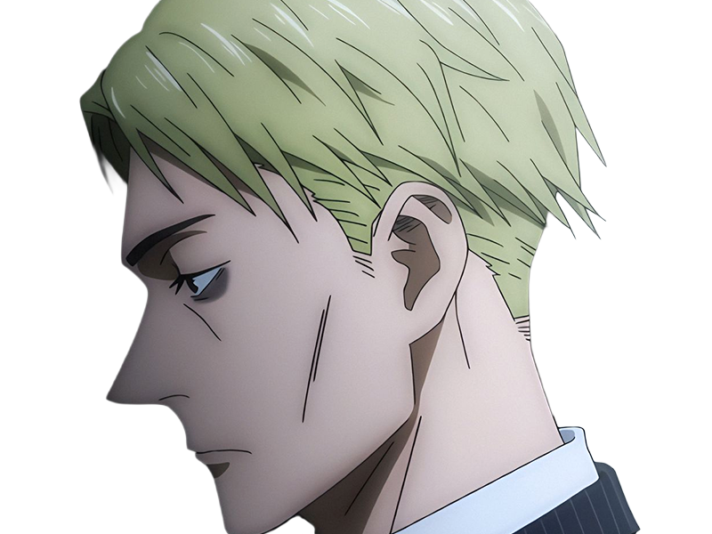 Sticker kento nanami jjk jujutsu kaisen anime manga kentounet exorciste classe 1 homme cheveux blonds lunettes yeux marrons par Dark-63