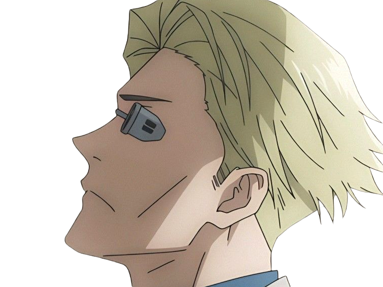 Sticker kento nanami jjk jujutsu kaisen anime manga kentounet exorciste classe 1 homme cheveux blonds lunettes yeux marrons par Dark-63