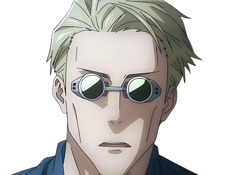kento nanami jjk jujutsu-kaisen anime manga kentounet exorciste classe-1 homme cheveux-blonds lunettes yeux-marrons