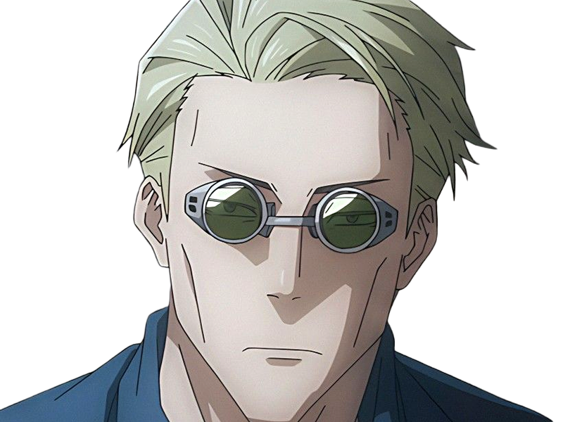 kento nanami jjk jujutsu-kaisen anime manga kentounet exorciste classe-1 homme cheveux-blonds lunettes yeux-marrons