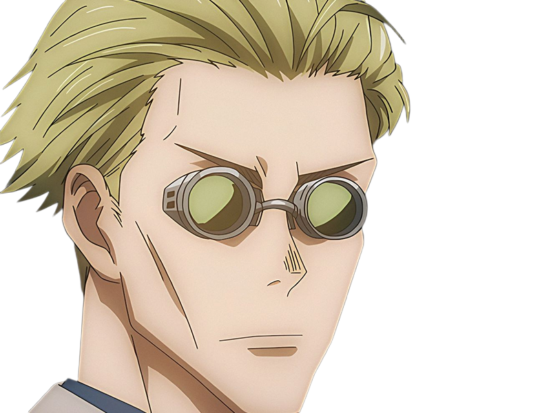 kento nanami jjk jujutsu-kaisen anime manga kentounet exorciste classe-1 homme cheveux-blonds lunettes yeux-marrons