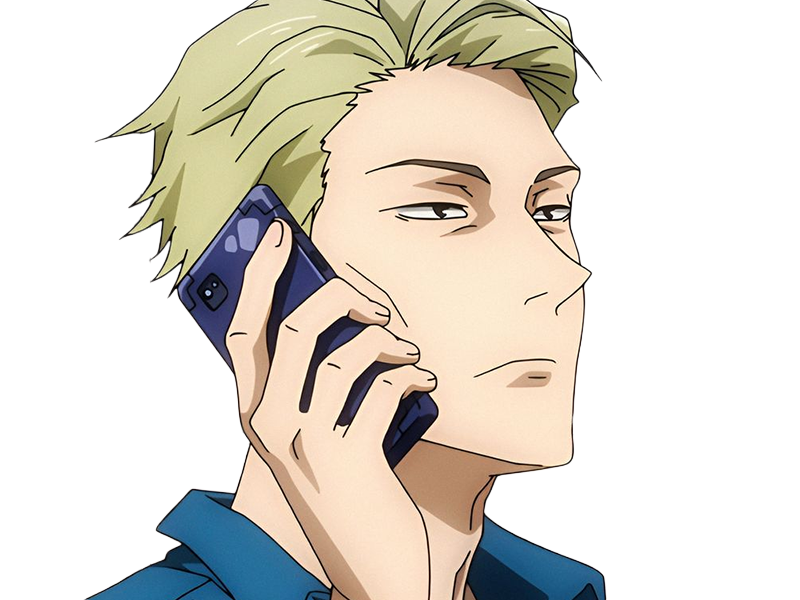 kento nanami jjk jujutsu-kaisen anime manga kentounet exorciste classe-1 homme cheveux-blonds lunettes yeux-marrons