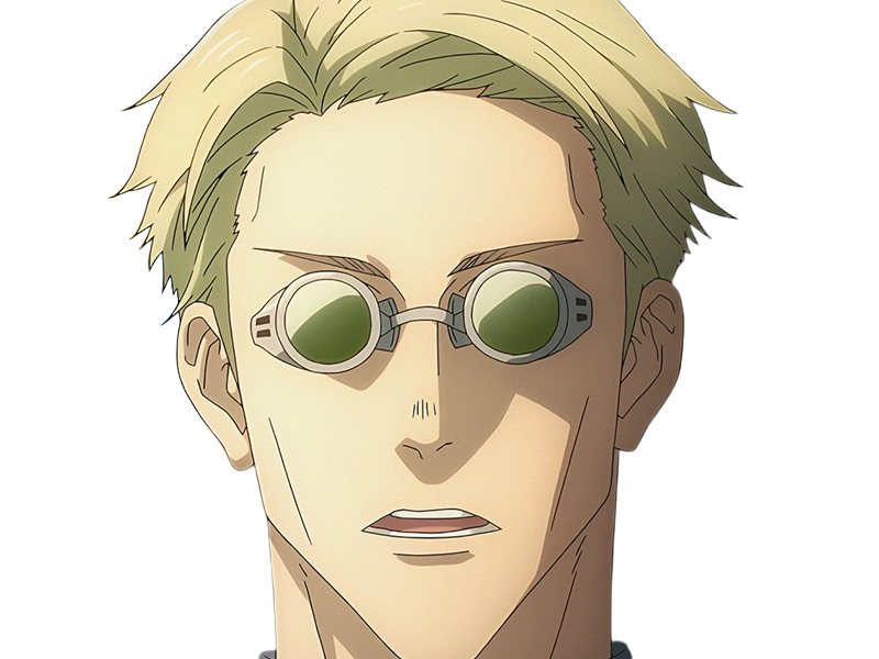 kento nanami jjk jujutsu-kaisen anime manga kentounet exorciste classe-1 homme cheveux-blonds lunettes yeux-marrons