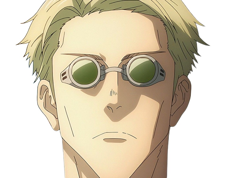 kento nanami jjk jujutsu-kaisen anime manga kentounet exorciste classe-1 homme cheveux-blonds lunettes yeux-marrons