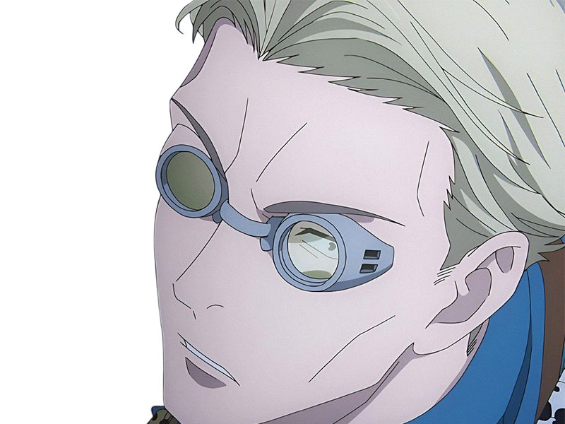 kento nanami jjk jujutsu-kaisen anime manga kentounet exorciste classe-1 homme cheveux-blonds lunettes yeux-marrons
