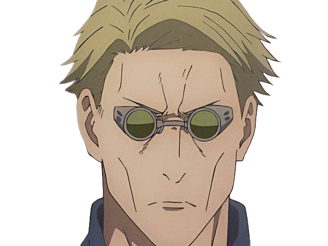 Sticker kento nanami jjk jujutsu kaisen anime manga kentounet exorciste classe 1 homme cheveux blonds lunettes yeux marrons par Dark-63