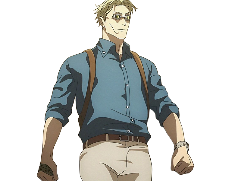 Sticker kento nanami jjk jujutsu kaisen anime manga kentounet exorciste classe 1 homme cheveux blonds lunettes yeux marrons par Dark-63