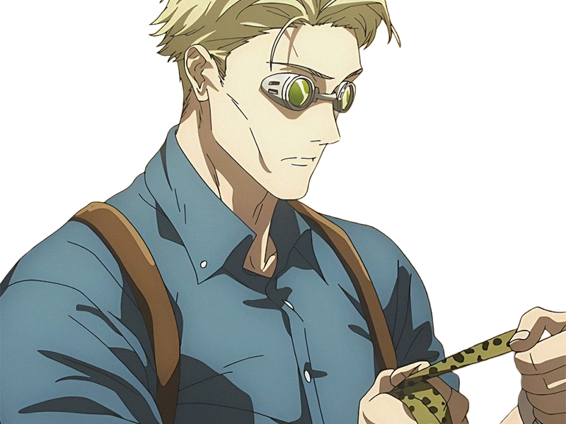 kento nanami jjk jujutsu-kaisen anime manga kentounet exorciste classe-1 homme cheveux-blonds lunettes yeux-marrons