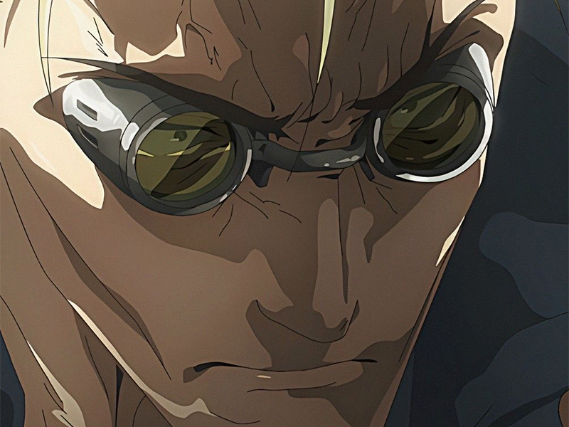 Sticker kento nanami jjk jujutsu kaisen anime manga kentounet exorciste classe 1 homme cheveux blonds lunettes yeux marrons par Dark-63