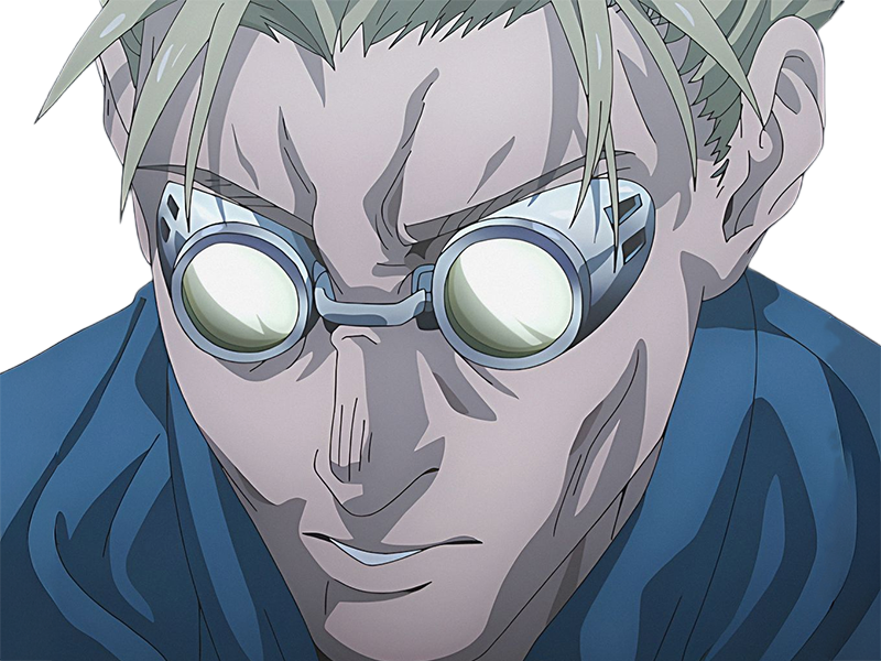 kento nanami jjk jujutsu-kaisen anime manga kentounet exorciste classe-1 homme cheveux-blonds lunettes yeux-marrons