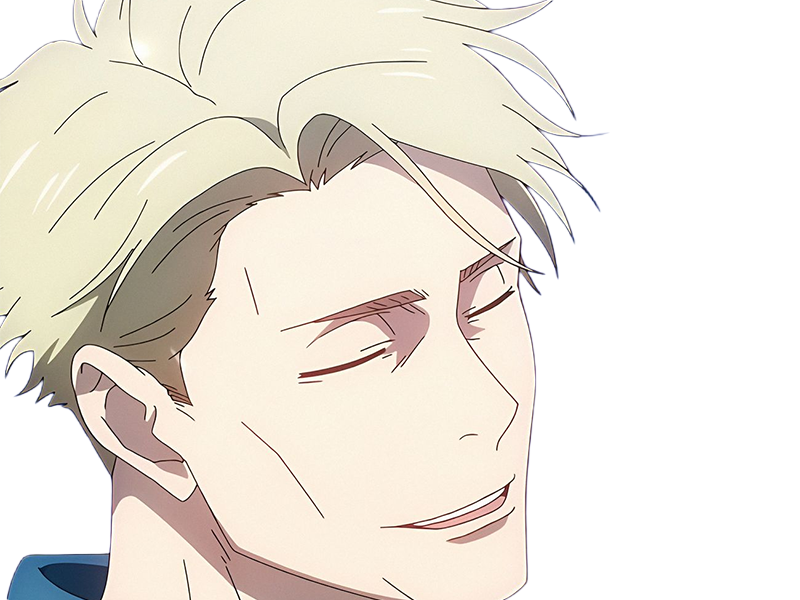 Sticker kento nanami jjk jujutsu kaisen anime manga kentounet exorciste classe 1 homme cheveux blonds lunettes yeux marrons par Dark-63