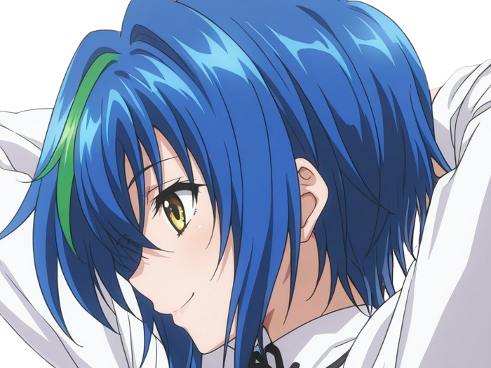 Sticker xenovia quarta demon reincarne etudiante high school dxd anime manga bleus femme waifu par Dark-63