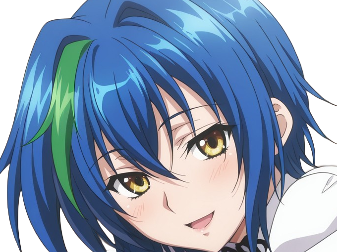 Sticker xenovia quarta demon reincarne etudiante high school dxd anime manga bleus femme waifu par Dark-63