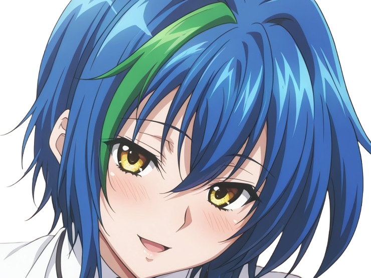xenovia quarta demon reincarne etudiante high school dxd anime manga bleus femme waifu