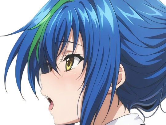 Sticker xenovia quarta demon reincarne etudiante high school dxd anime manga bleus femme waifu par Dark-63