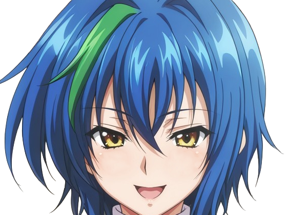 Sticker xenovia quarta demon reincarne etudiante high school dxd anime manga bleus femme waifu par Dark-63