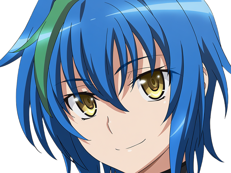 Sticker xenovia quarta demon reincarne etudiante high school dxd anime manga bleus femme waifu par Dark-63