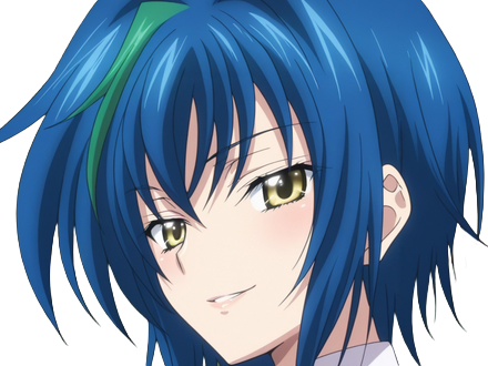 Sticker xenovia quarta demon reincarne etudiante high school dxd anime manga bleus femme waifu par Dark-63