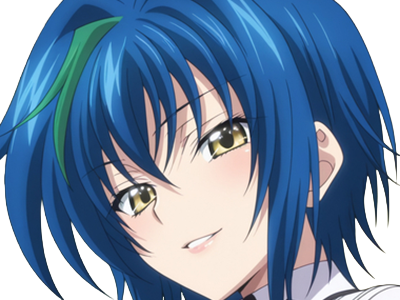Sticker xenovia quarta demon reincarne etudiante high school dxd anime manga bleus femme waifu par Dark-63