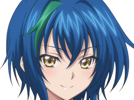Sticker xenovia quarta demon reincarne etudiante high school dxd anime manga bleus femme waifu par Dark-63