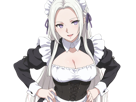 edelgard-von-hresvelg-edel-fire-emblem-three-houses-fe3h-aigles-de-jais-imperatrice-noble-moupe-maid-souritante-malicieuse-elegante-tranquille