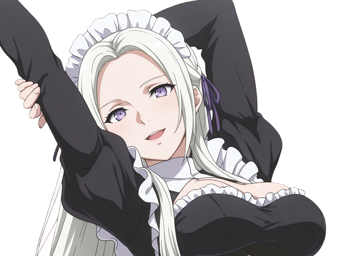 edelgard von-hresvelg edel fire-emblem three-houses fe3h aigles-de-jais imperatrice noble moupe maid sensuelle detendue charme-doux demi-sourire