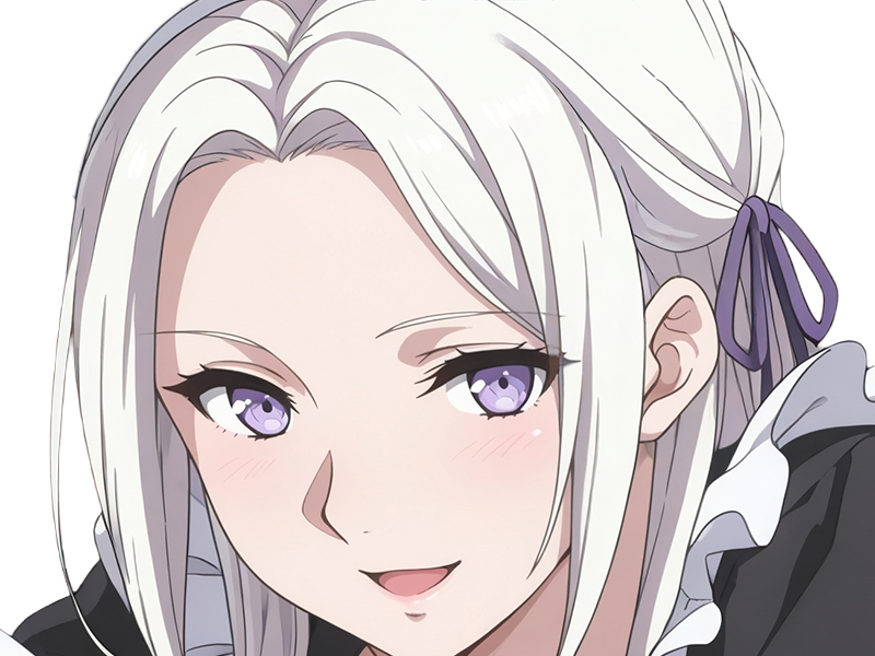 edelgard von-hresvelg edel fire-emblem three-houses fe3h aigles-de-jais imperatrice noble moupe maid douce affectueuse sourire tendre