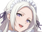 edelgard-von-hresvelg-edel-fire-emblem-three-houses-fe3h-aigles-de-jais-imperatrice-noble-moupe-maid-joyeuse-detendue-souriante