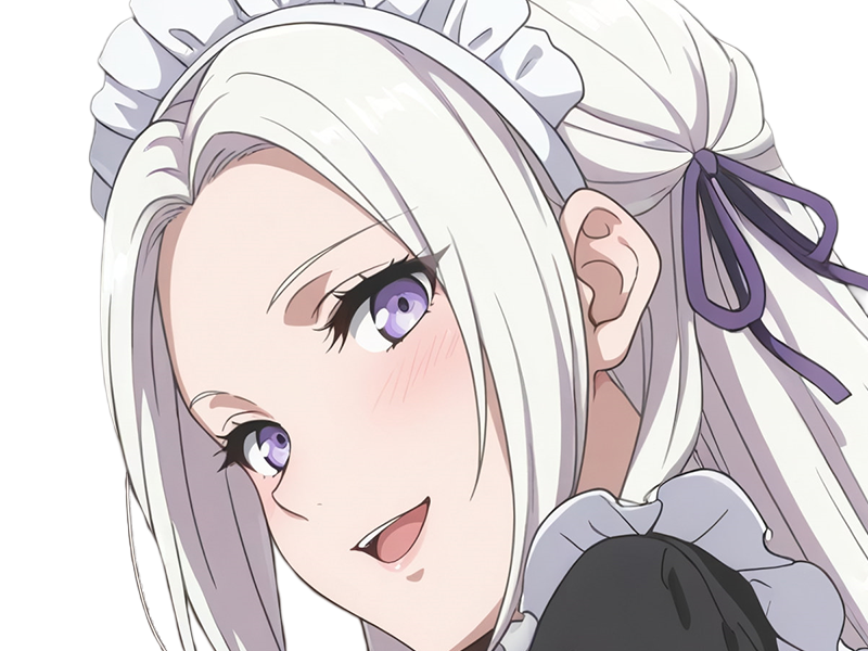 edelgard von-hresvelg edel fire-emblem three-houses fe3h aigles-de-jais imperatrice noble moupe maid souriante petillante heureuse chaleureuse
