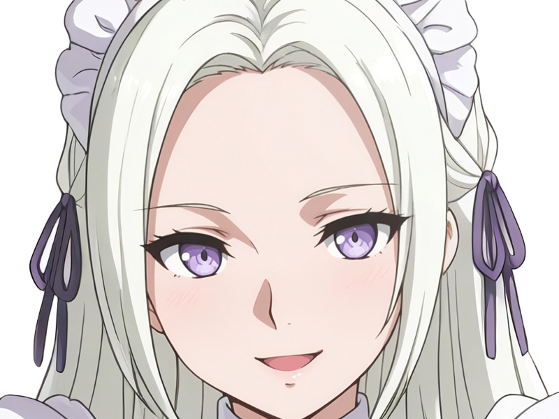 edelgard von-hresvelg edel fire-emblem three-houses fe3h aigles-de-jais imperatrice noble moupe maid calme assuree souriante douce