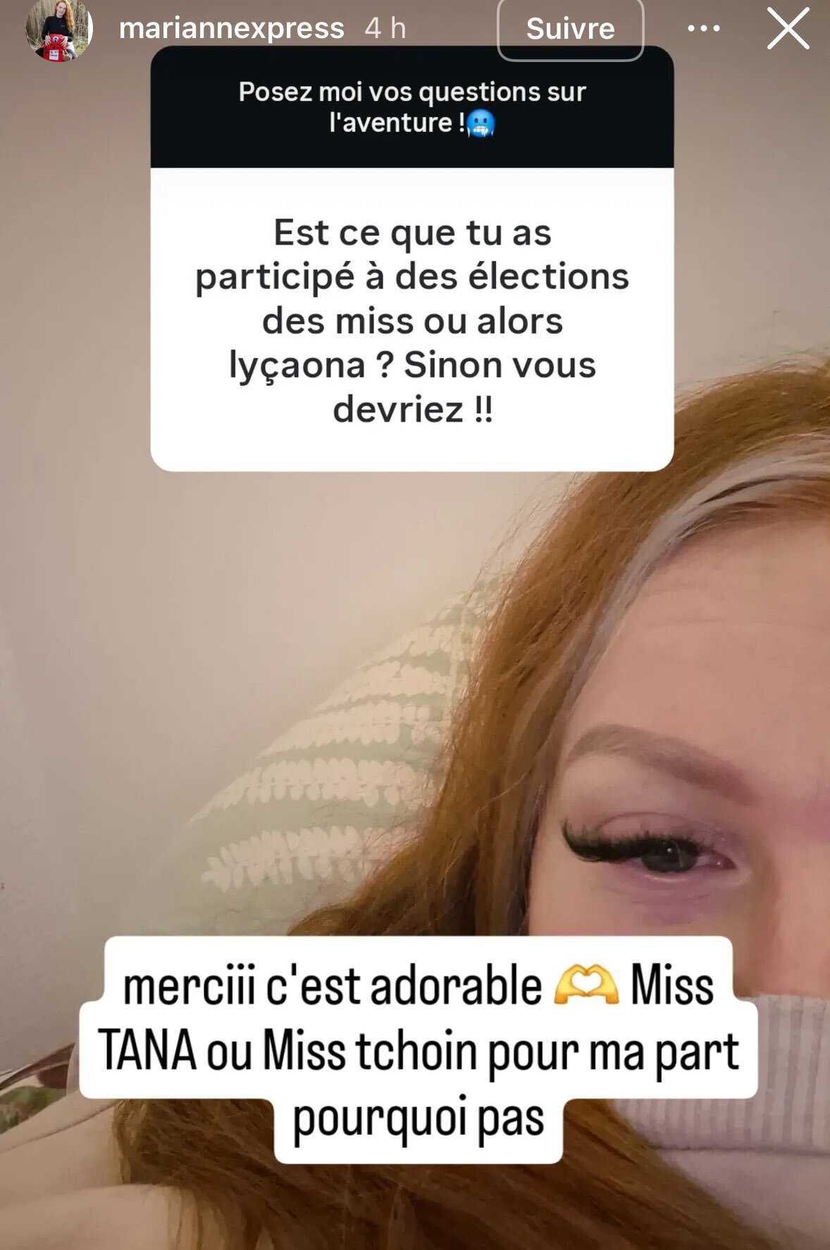 marianne pekin express rousse bzez meule loche femme meuf fille