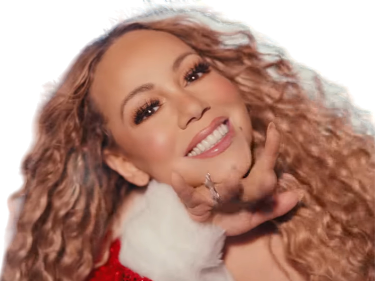 mariah carey main cute wave coucou noel its time chrismas all i want