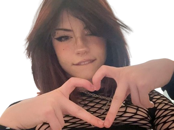 coeur fille femme meuf grunge love amour mains doigts heart gothique emo mignon mignonne knifos