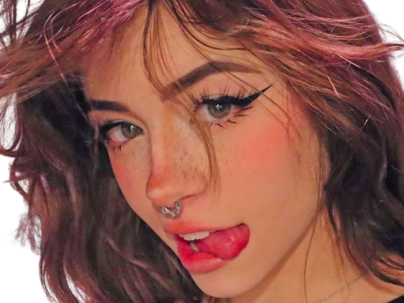 fille langue miam faim femme meuf mmh appetit manger nyah amoureuse regard amoureux grunge knifos