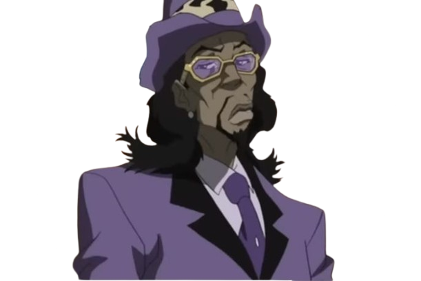 a pimp named slickback proxenete afro americain the boondocks cartoon mac