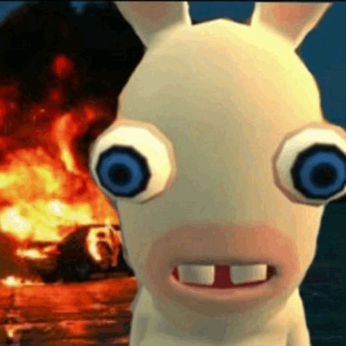 rabbids lapin cretin atome boucle